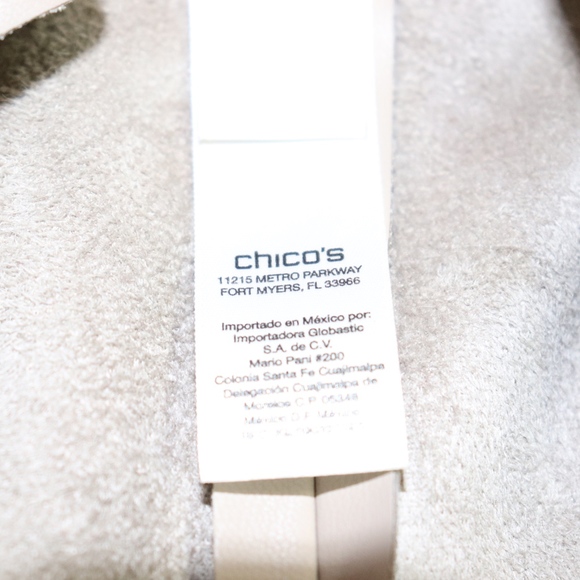 Chico's Size 0.5 XS Leather skirt Tan Hi-Lo skirt - Picture 7 of 8